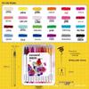 MONAMI Munami 3000 Vezel Waterverf Fijnpunt Pen Set, 24 Kleuren
