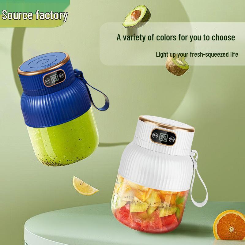 Ton-Ton Portable Wireless Electric Juicer Cup - Multifunctional, Large Capacity Fruit Juicer