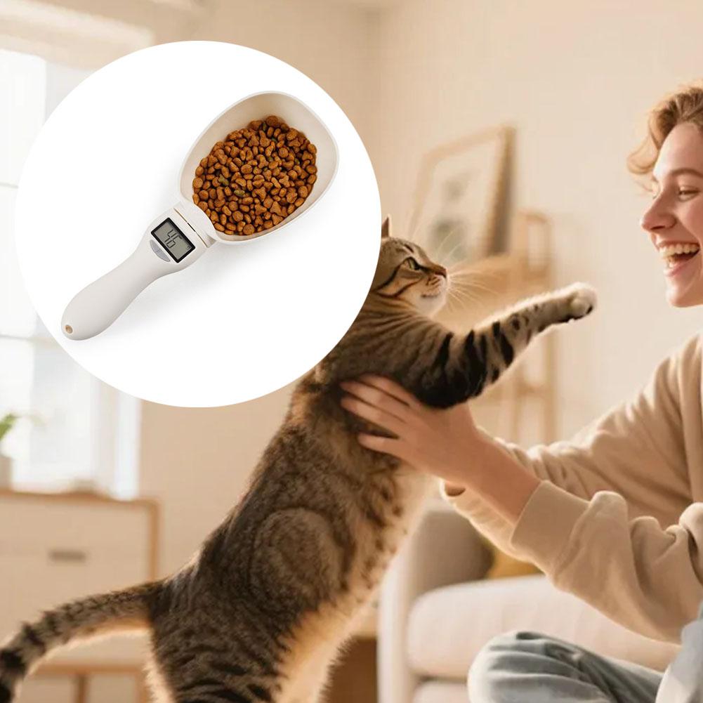 1pcs Electronic Measuring Spoon Digital Kitchen Scale For Pet Food Baking Weighing Scoop Precise Measurement Gram Ounce Cooking