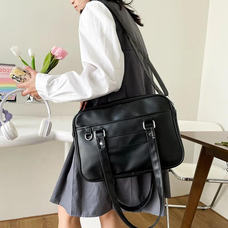 Japoński Styl Torba JK dla Kobiet Uczennica Liceum Torba na Mundurek Kobiety Prosta Skóra PU Crossbody na Ramię Ita Torebki
