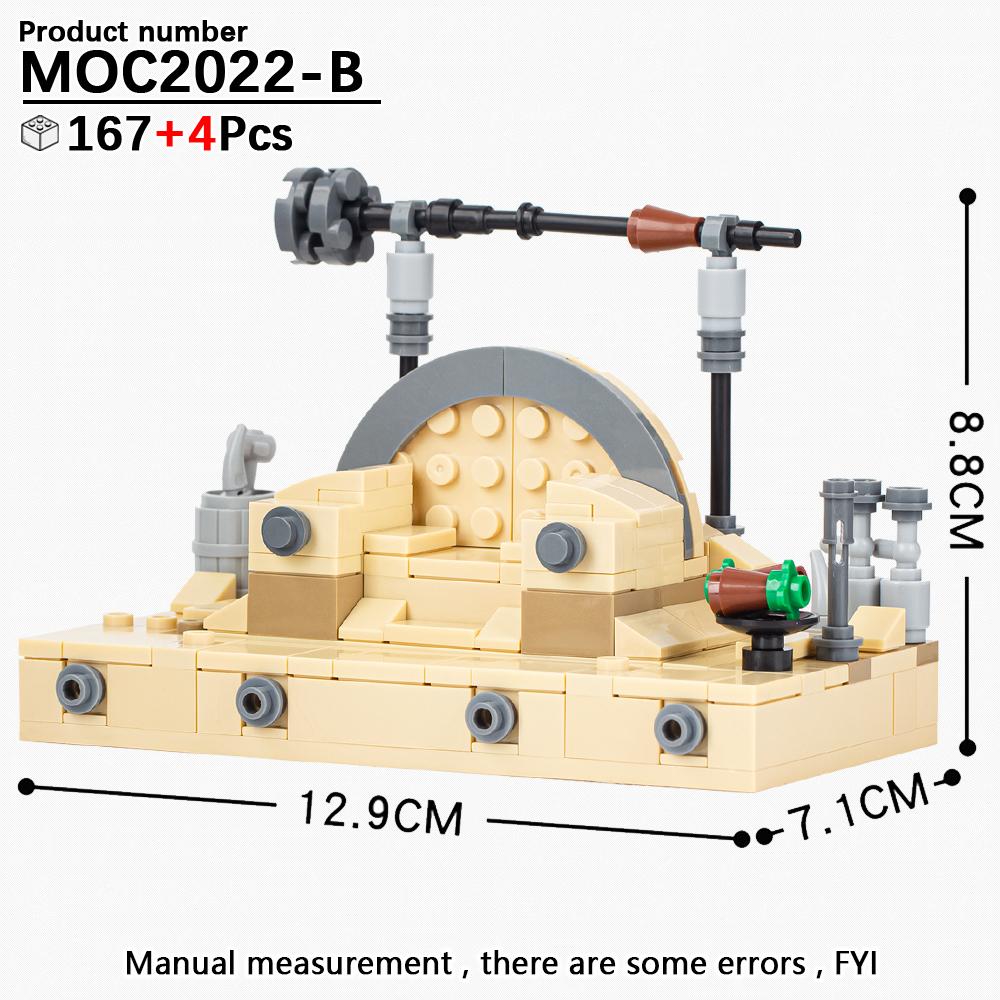 MOOXI Seria Wojen Kosmicznych Model Scenariuszowy MOC Klocki DIY Diorama Zabawki dla Dorosłych i Dzieci Zestaw Klocków Prezenty Montessori Dekoracja