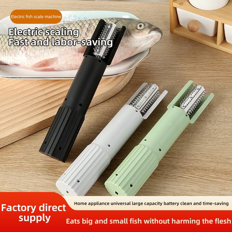 Home-use Wireless Electric Fish Scale Remover Fish Scaling Tool Commercial Fish Skining and Scaling Scraper Fish Scale Remover