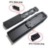 E-bike Lithium battery box Power discharge connector 4pins Male or Female, Ebike Parts power plug, For Hailong battery case