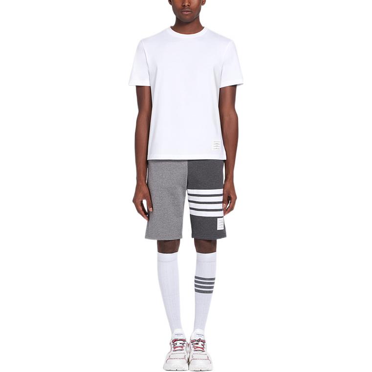 THOM BROWNE 4-Bar Stripe Tonal Track Shorts MJQ012F-00535-982