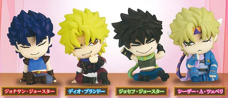Shoulder Zun Bizarre Adventure Phantom Tendency Set of Gacha Capsule Toy Fig. JoJo's Blood/Battle [Complete 4]