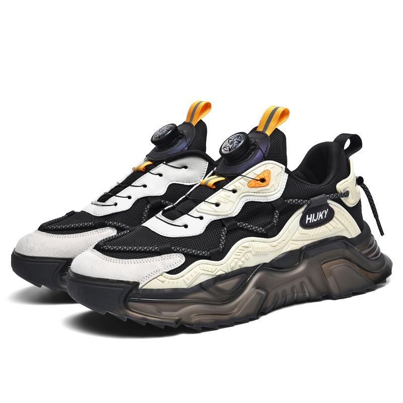 

Four Seasons Мужская модная обувь больших размеров Модные дышащие мужские кроссовки Повседневная модная брендовая обувь для увеличения роста Кроссовки 45 бежевый