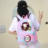 3ks/set Anime Demon Slayer Batoh pro dívky Chlapci Back To School Bag with Lunch Bag Student Bookbag Muži Ženy Cestovní taška Mochil