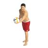 1:64 Scale Hand Painted Resin Collectible Figure Miniature Model Accessories Realistic Beach Volley Figure Model Gift