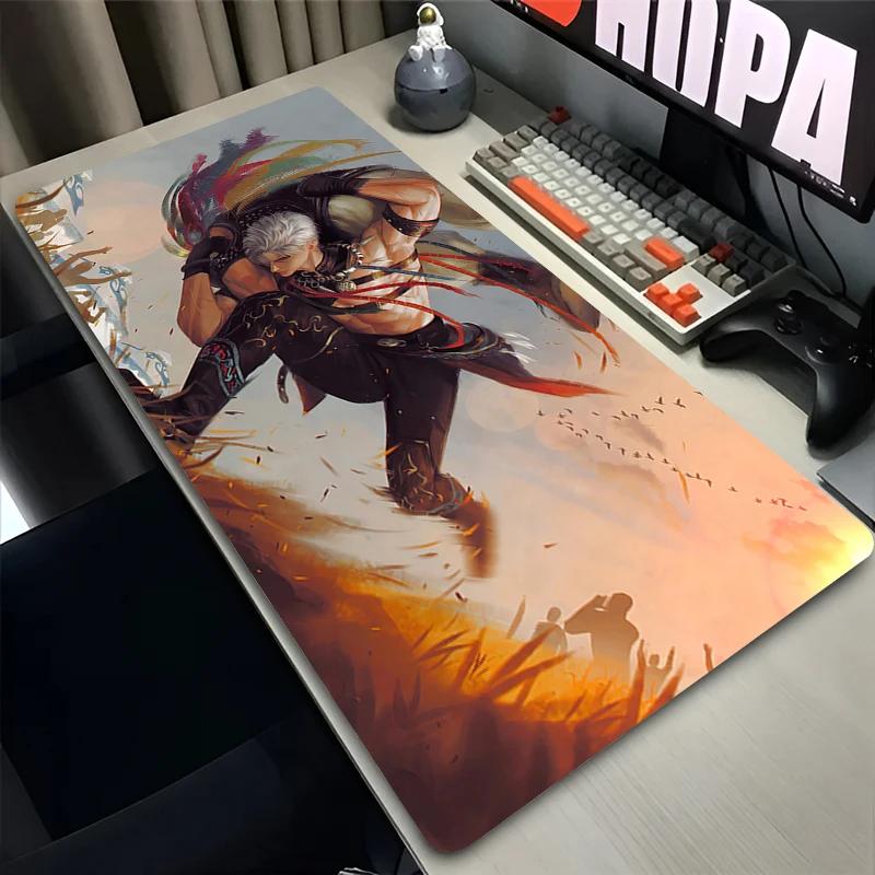 Mouse Pad Laptop Anime Extended Desktop Mat L-love And Deepspace Sylus Computer Gamer Mousepad Gaming Accessories Keyboard Pad
