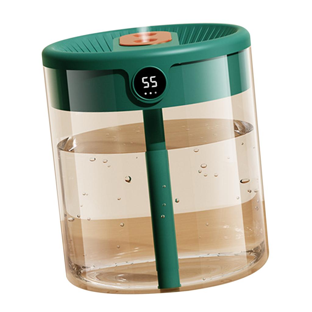 2L Double Nozzle Air Humidifier USB Double Jet Humidifier with LCD Humidity Display Large Capacity Aroma Oil Diffuser