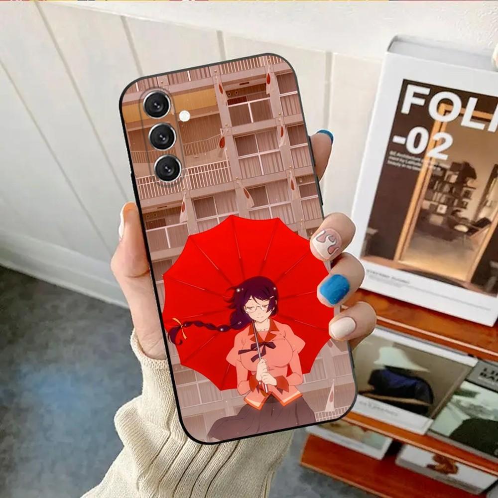 monogatari series Phone Case For Samsung Galaxy A13,A21s,A22,A31,A32,A52,A53,A71,A80,A91 Soft Black Shell