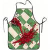 1pc Spilled Red Wine Splash Art Print Apron, Durable And Easy To Clean, Adjustable Waistband, Polyester Material, for Kitchen Cooking, Gardening, Orch