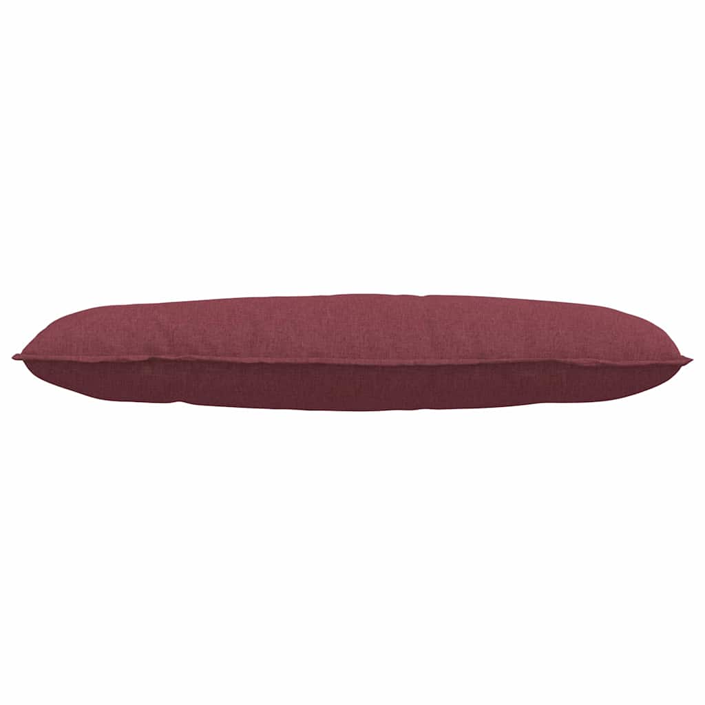 Back Cushion Burgundy Red 120 x 19 x 50 cm Fabric