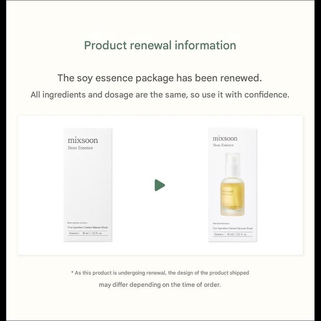 [Wybór Karty B] mixsoon Fasolowy Esencja 50ml