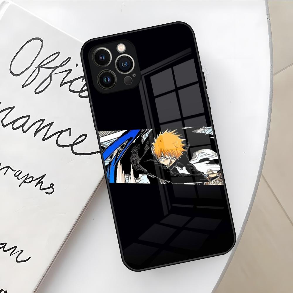 Bleach Kurosaki Ichigo Phone Case for Iphone 17 16 Air 15 14 12 11 13 Pro Max Mini X Xr Xs Se Puls Glass Cover