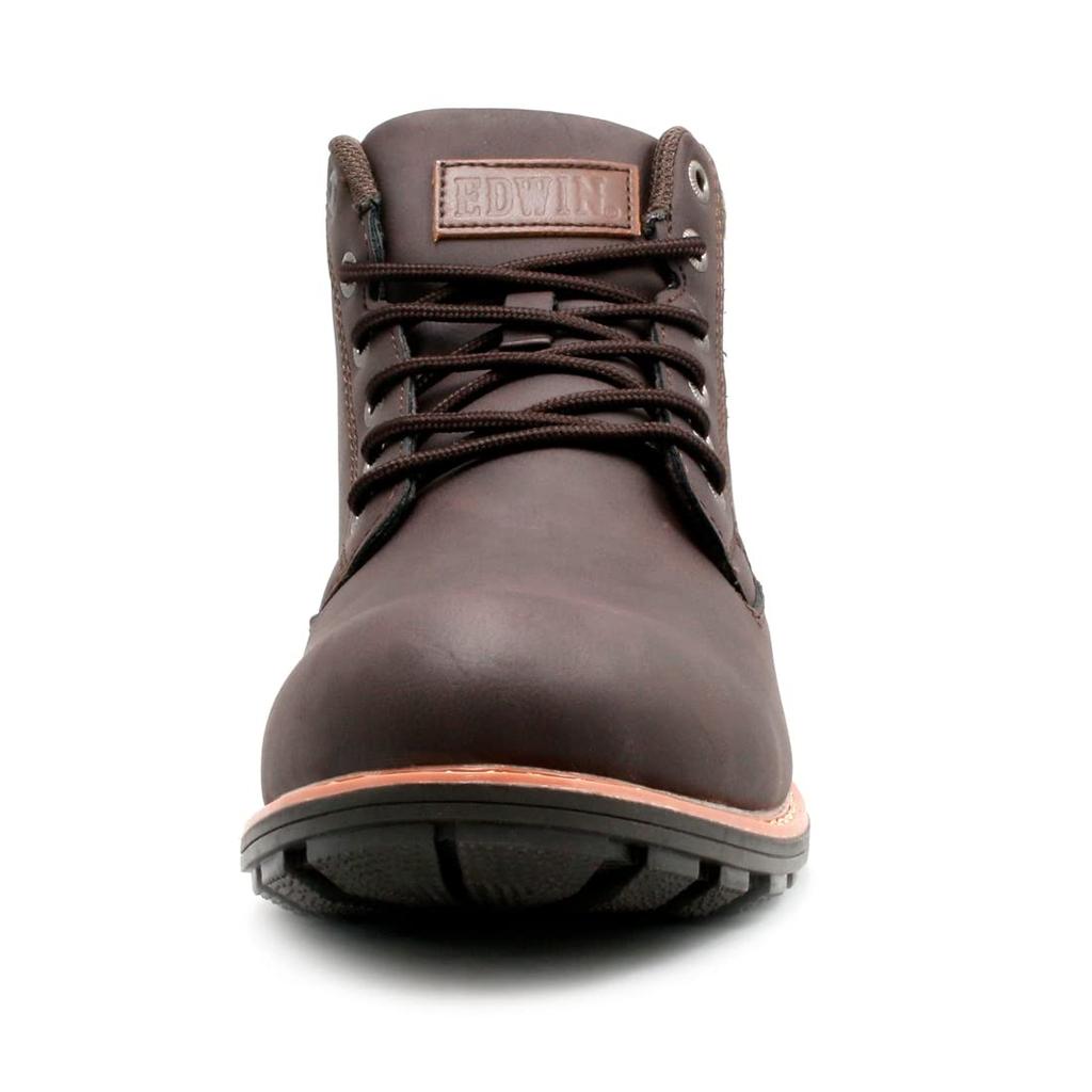 Edwin Herren Wasserdichte Bergstiefel, Feld- und Arbeitsstiefel, Kurz, Leichtgewicht, Herrenschuhe, Farbe: EDM9400n D.BRAUN, Größe 26.0cm