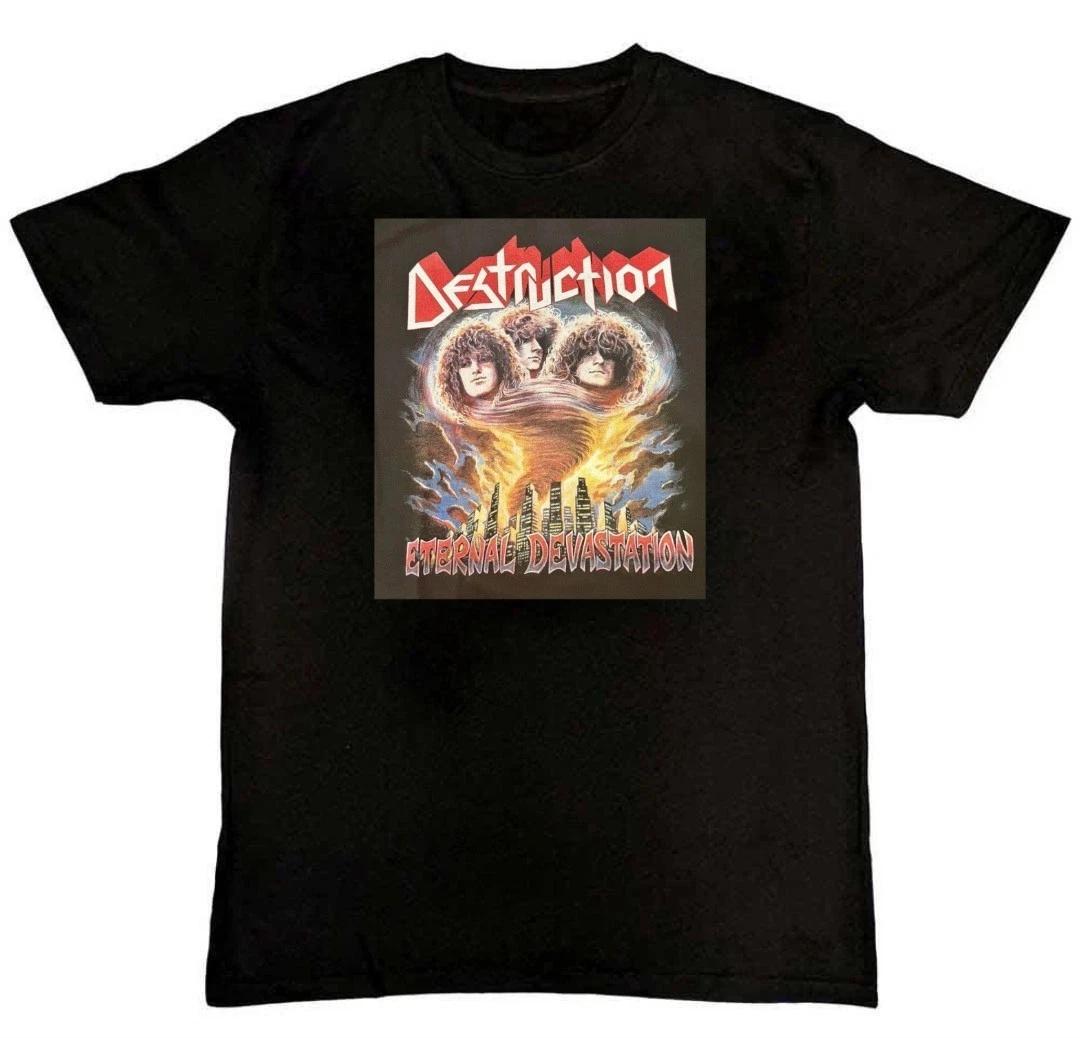 

Rare Destruction Eternal Devastation Album Unisex Mens 100% Cotton T-shirt Mens Tees Top 4XL