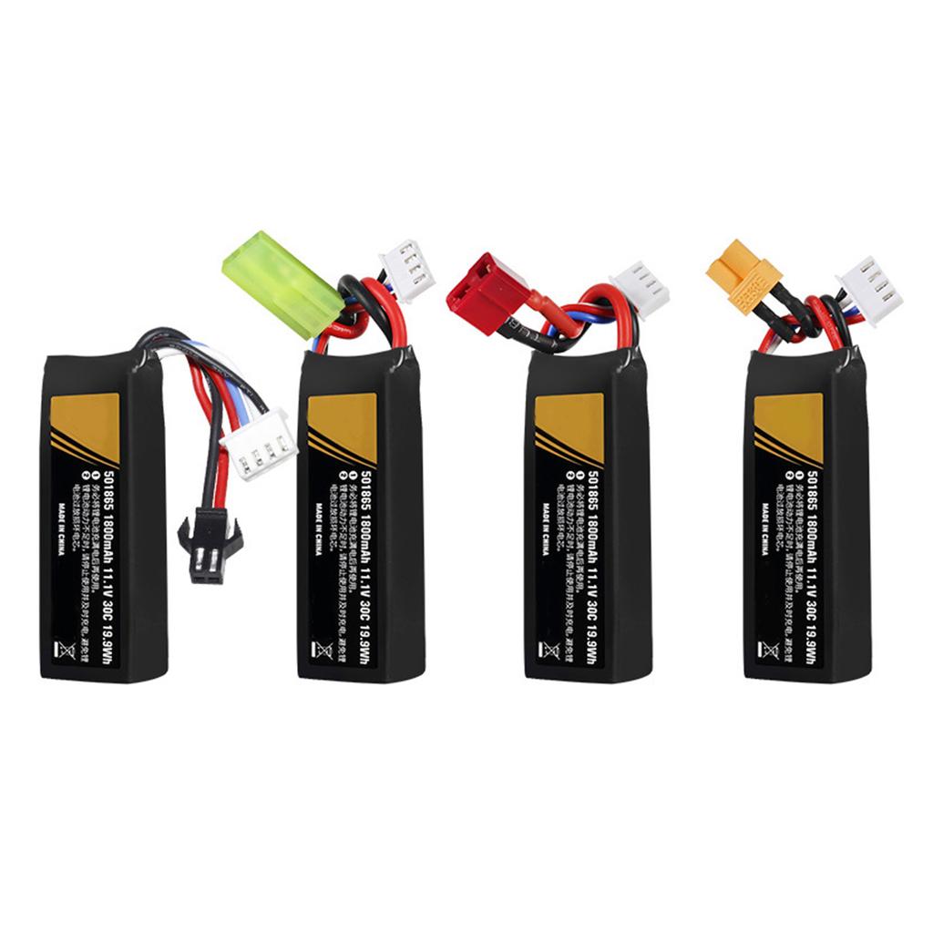 3S 11.1V Lipo Battery 1800mAh 30C For Remote Control Airplane Helicopter Quadcopter Drones Rechargeable Battery