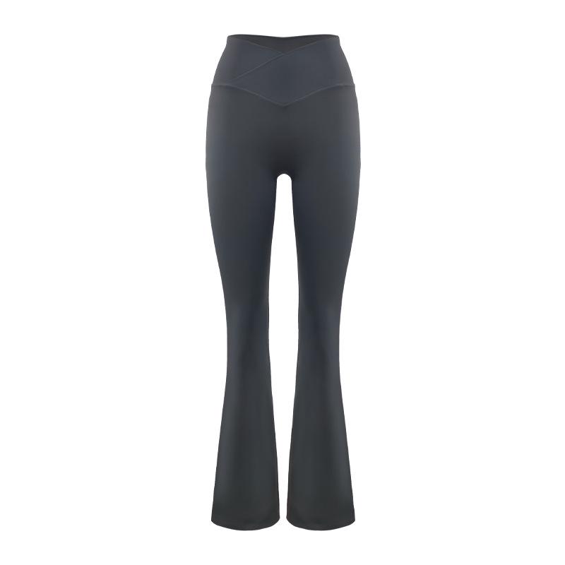 Lulu Nude Feeling High Waist Flared Yoga Pants - Wide Leg, Hip Lifting, Slimming, No Embarrassing Lines.