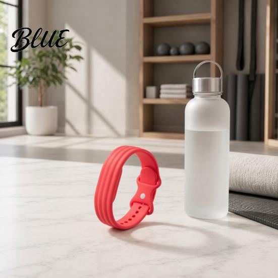 Soft Silicone Tracker Band Watch for Google Fitbit Air Fitness Replacement Strap Hand Washable Strap Sweat Resistant Adjustable Sport Men Women