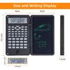 Scientific Calculator with LCD Writing Tablet – 240 Functions for Math, Physics & Exams, Dual-Line Display, One-Click Clear & Lock, Pull-Out