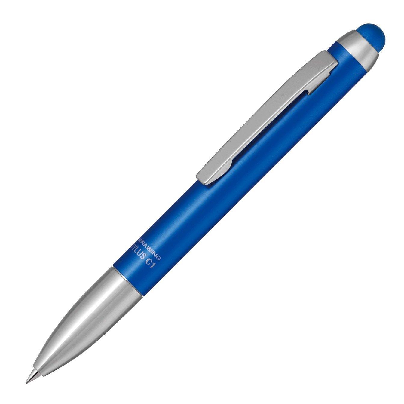 

Zebra Ballpoint Pen with Touch Pen Stylus C1 Blue 10 Pieces B-P-ATC1-BL