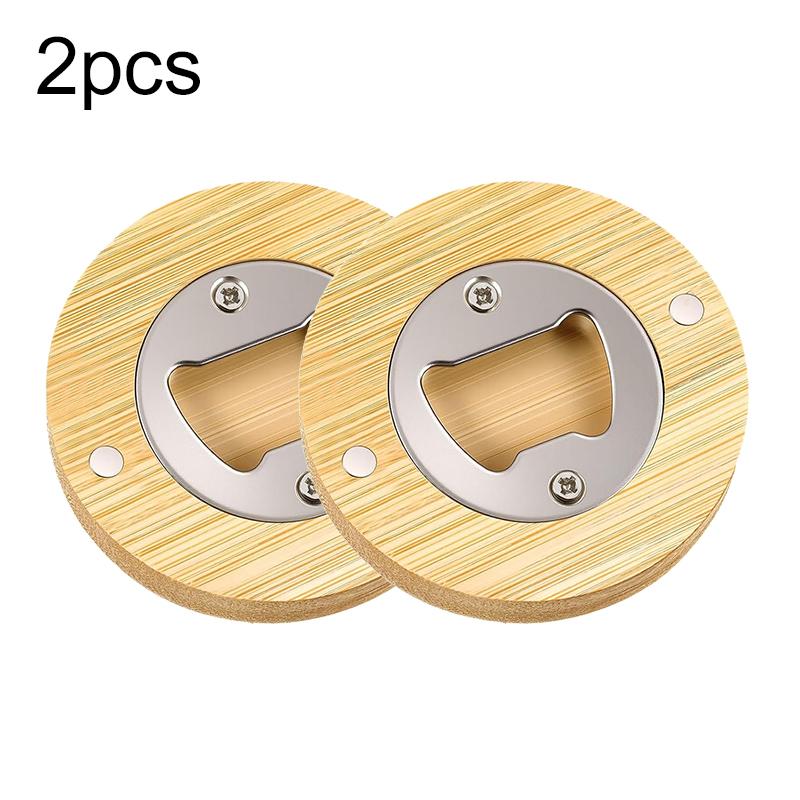 1~5pcs Bottle Opener Wooden Suitable for Bar Blank DIY Household Barware Tool Wedding Favors Bottle Opener for Guests TMZ