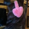 Thicken Winter Earflap Windproof Women Ear Cover Soft Love Heart Plush Earmuffs  Men