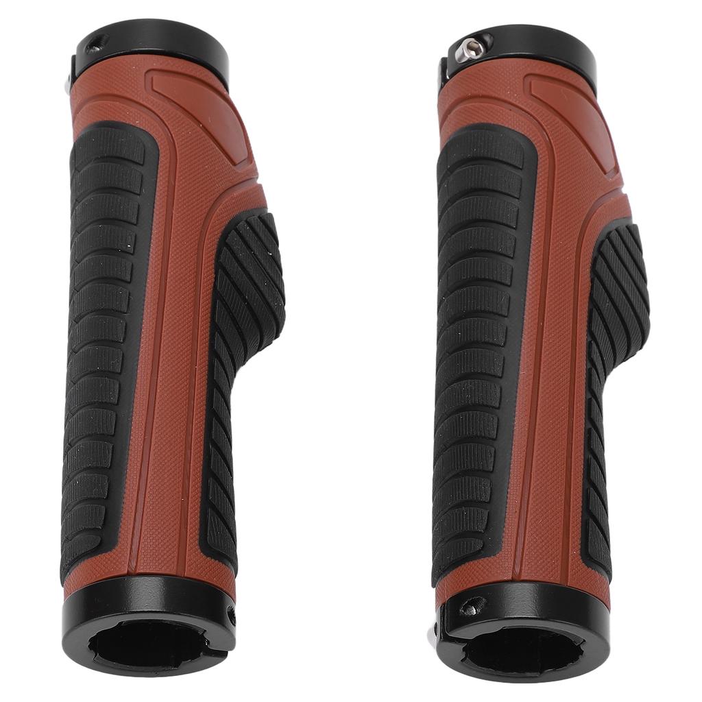 1 Pair Anti Slip Bike Handle Grip Rubber   Handlebar Grips Cover for Road Mountain Bikes