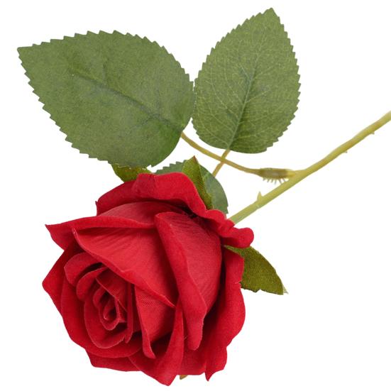 Artificial Rose Eye-catching No Withering Fresh-keeping Fancy Single Branch Simulation Roses Wedding Favors