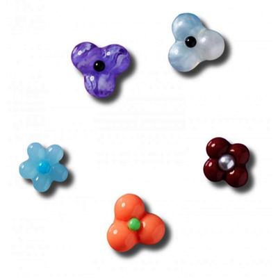 Expressive Floral Mix Jibbitz 5 Pack