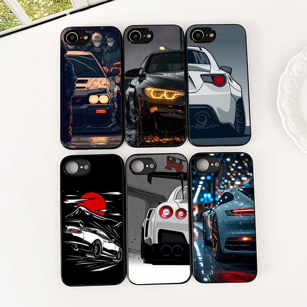 Cover for Apple iPhone 12 13 Pro Max Mini ProMax X XR Air XS 12Pro 13Pro Casing Phone Case Supercar Cartoon Super Car Taillights