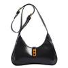 Vintage Niche Light Luxury High-end Handbag 2025 New Model with Clasp Closure, Fashionable Baguette Bag, Trendy Shoulder and Crossbody Bag