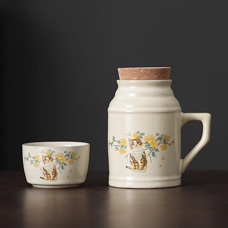 

Ceramic Teapot and Filter Mug Set