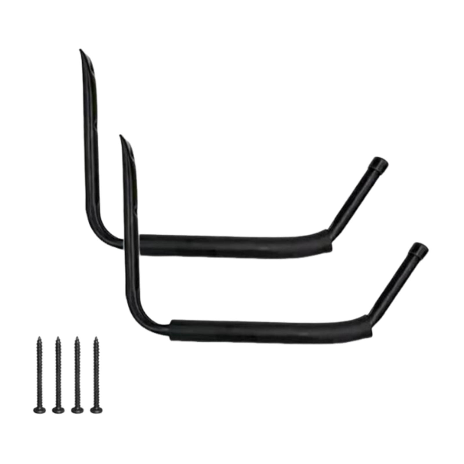 

Kayak Storage Rack Kayak Hook Wall Mount Multifunctional Portable Wall Hanger Kayak Holder for Bike Paddleboard чорний