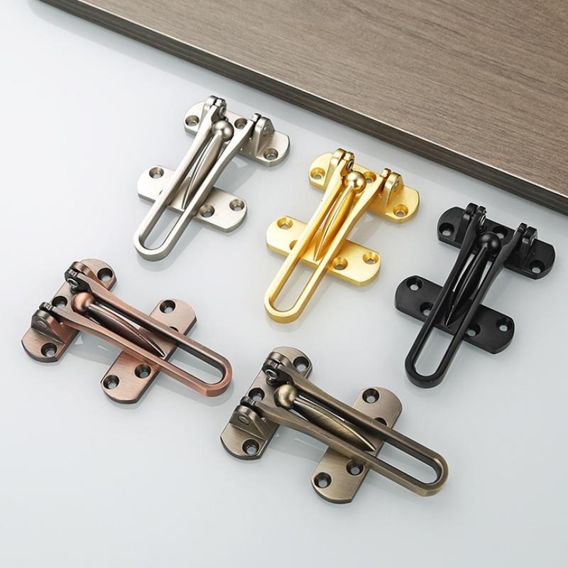 1Pcs Anti-Theft Buckle Door Buckle Door Bolt Door Lock Buckle Hasp Door Anti-Lock Buckle Household Thickening Mute Anti-Rust