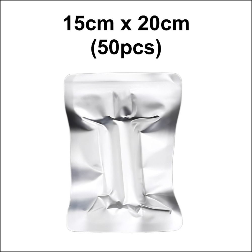 50 BUC Pungă Retort din Aluminiu pentru Depozitare Alimente Pungă Sigilabilă la Temperatură Înaltă Depozitare Nuci