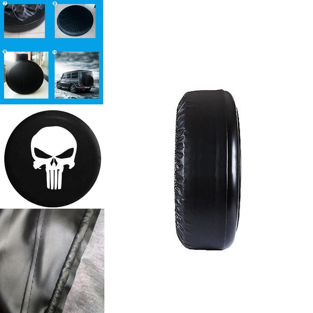 Wheel Skull Spare Tire Tyre Case Cover 3233" Protector For Cau Wrangler