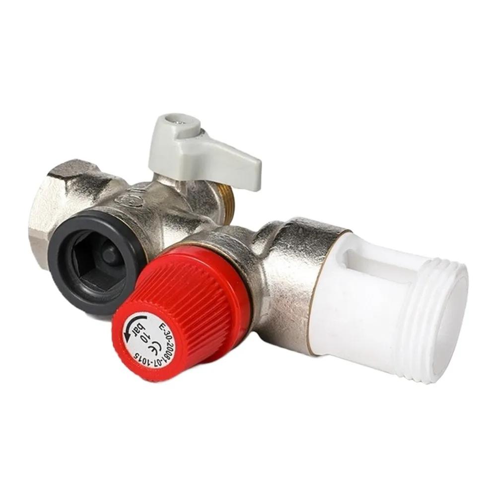1PC DN20 For Heater Systems Accessories One-way Pressure Relief Valve Used Safety Valve Home Heater Systems Valves Replacement