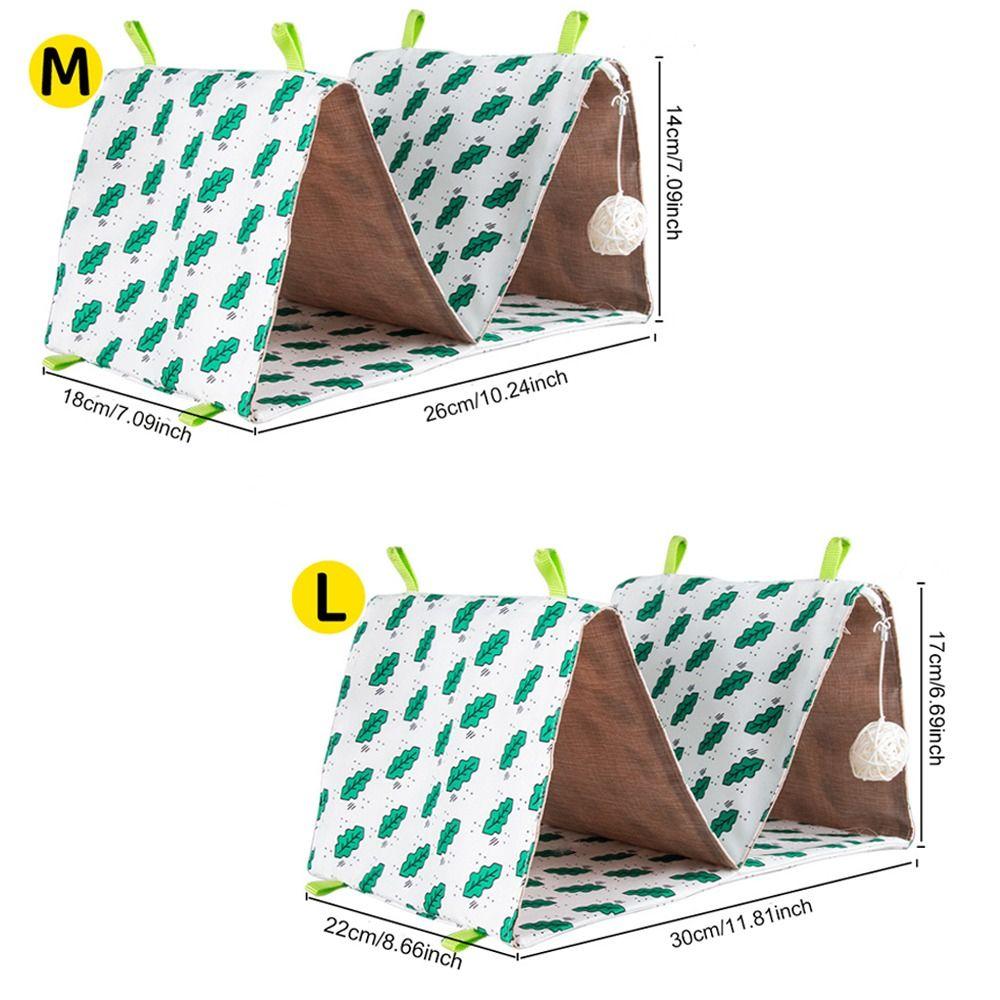 Breathable Parrot Hammock Double Hole Parrot Cage Nest  for Parrots Parakeet