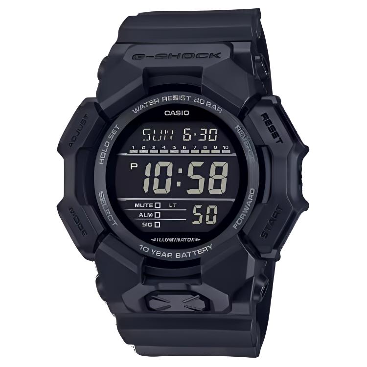 CASIO Quartz Movement Resin Strap Watch Men s Watches Black Dial GD-010-1A1JF Black Dial