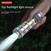 New outdoor camping lamp outdoor camping long-beam lighting high capacity double helix atmosphere illumination flashlight
