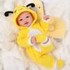 Animal Theme Costume Outfit For 43CM Reborns Doll Machine Washable Doll Clothing Easy To Change for Kids Pretend Play