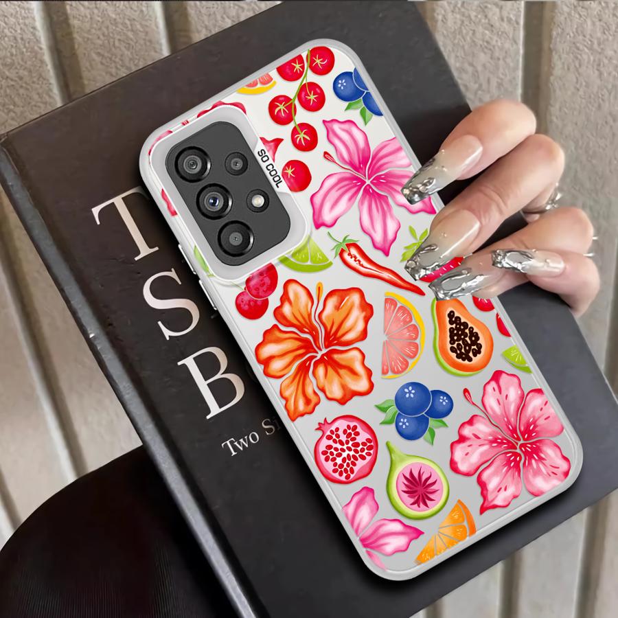 Fruit Pattern Phone Cover Case for Samsung Galaxy A17 A20s A21s A23 A31 A26 A15 A16 A13 A14 A12 A24 A25 A35 A34