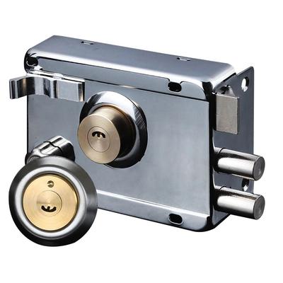 Smooth Lock Antique Household Front Door House Padlocks Locking Accessories Universal Heavy-Duty Gear With Key