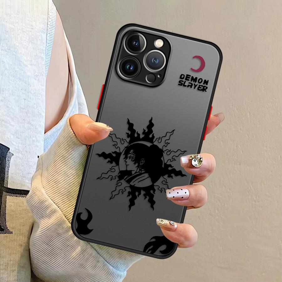 Funda Back Phone Cover Case for iPhone 17 Pro Max 15 16 Plus 12 11 14 XS XR Air 13 Mini 7 8 SE Cool Demon Slayer Kokushibo