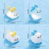 Resin Sea Animal Decor Lightup Night Glow Sea Hare Figurine For Kids Room Decor