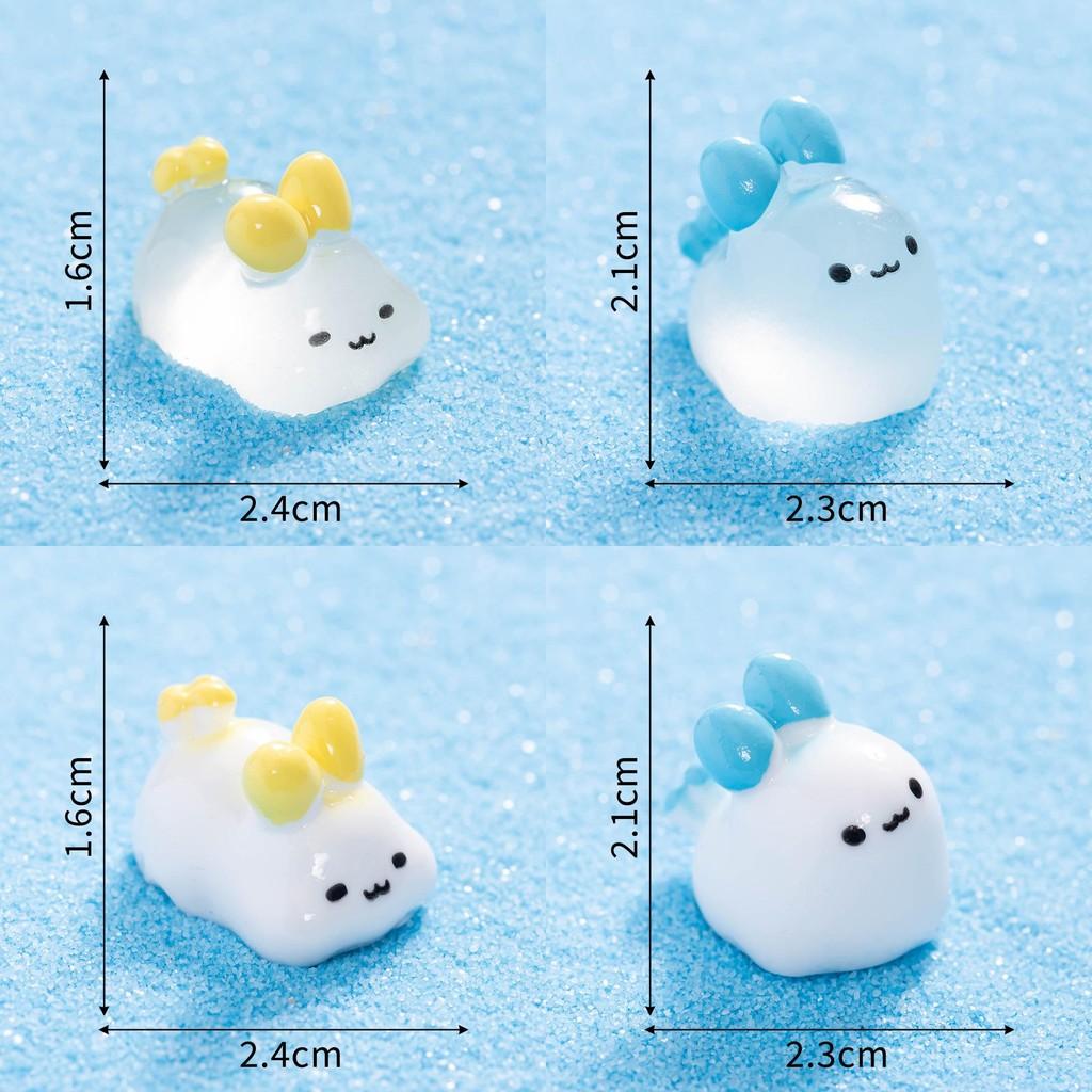 Resin Sea Animal Decor Lightup Night Glow Sea Hare Figurine For Kids Room Decor