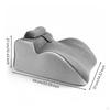 Prone Sleeping Pillow Ergonomic Face down Design Contoured Cavities Massage Headrest for