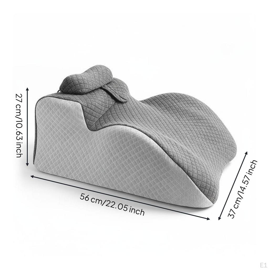 Prone Sleeping Pillow Ergonomic Face down Design Contoured Cavities Massage Headrest for